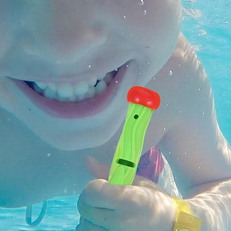 Vaguelly 9pcs Diving Toys Set with Sticks for Kids Swimming Pool Training Ages 3 - Image 4